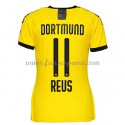 Camiseta BVB Borussia Dortmund Mujeres Marco Reus 11 Primera Equipación 2019-20..